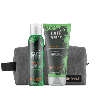 Cuidados Masculinos Shampoo e Desodorante Caf&eacute; Verde